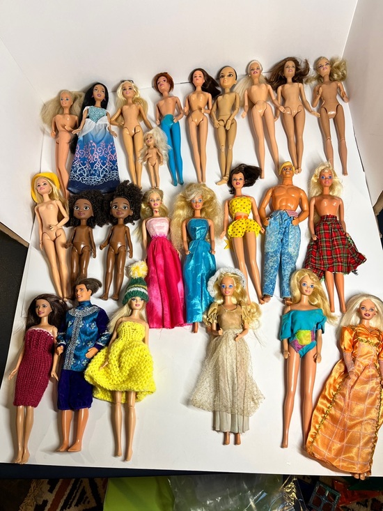 Other - 24 TLC Barbie Doll Lot Disney Ken Prince Princess Stacie Vintage Y2k Toys 90s
